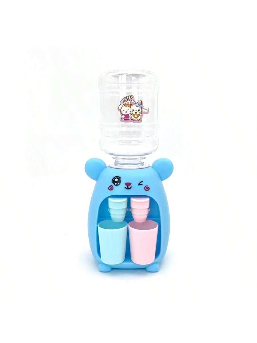 A Cute Bunny Mini Kitchen Water Dispenser Toy, Double Water Outlet That Can Hold Fruit Juice And Other Drinks, Fun And Cartoonish Design, Press The Water Outlet To Dispense Creative Candy And Toy