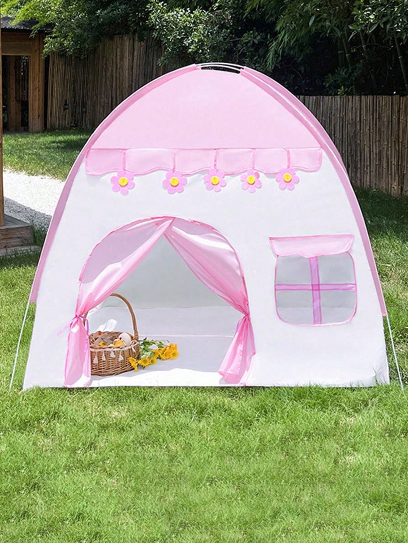 1pc Outdoor Tent Children Tent Baby Play House Butterfly House Flower House Outdoor Tent