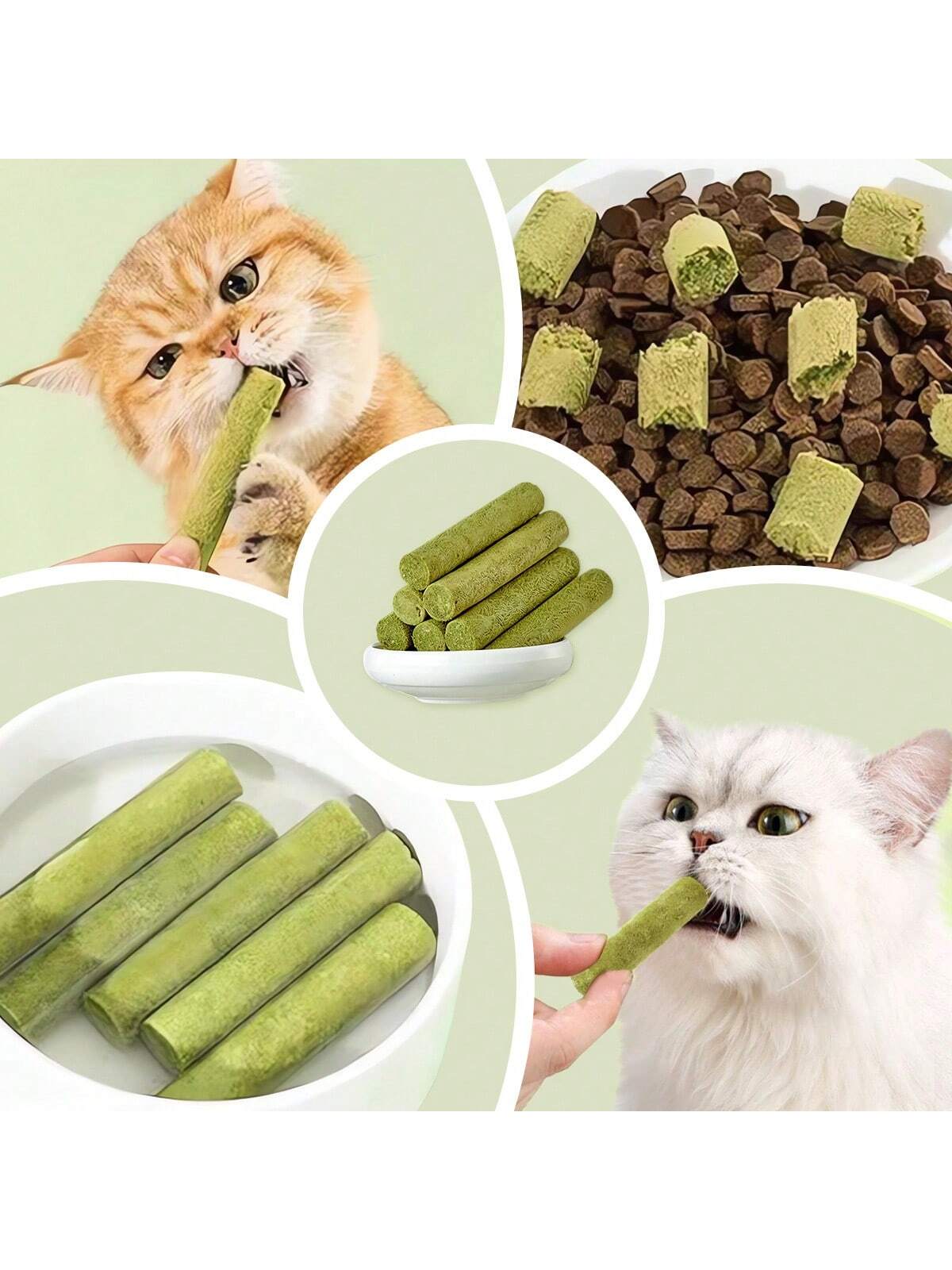 5pcs Catnip Stick & Mint Stick Chewing & Grinding Toys For Cats