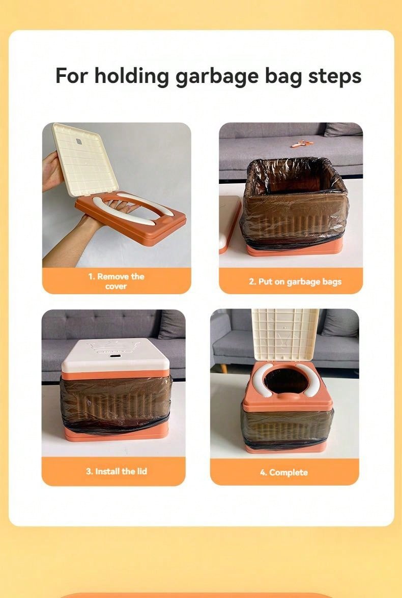1pc Foldable Toilet Potty Pad For Kids, PU Material Portable Toilet Seat With Handles For Baby Travel Outdoor Use