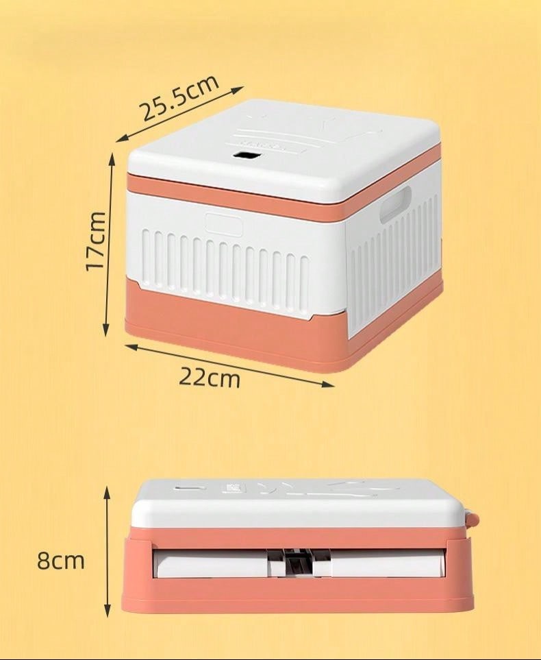 1pc Foldable Toilet Potty Pad For Kids, PU Material Portable Toilet Seat With Handles For Baby Travel Outdoor Use