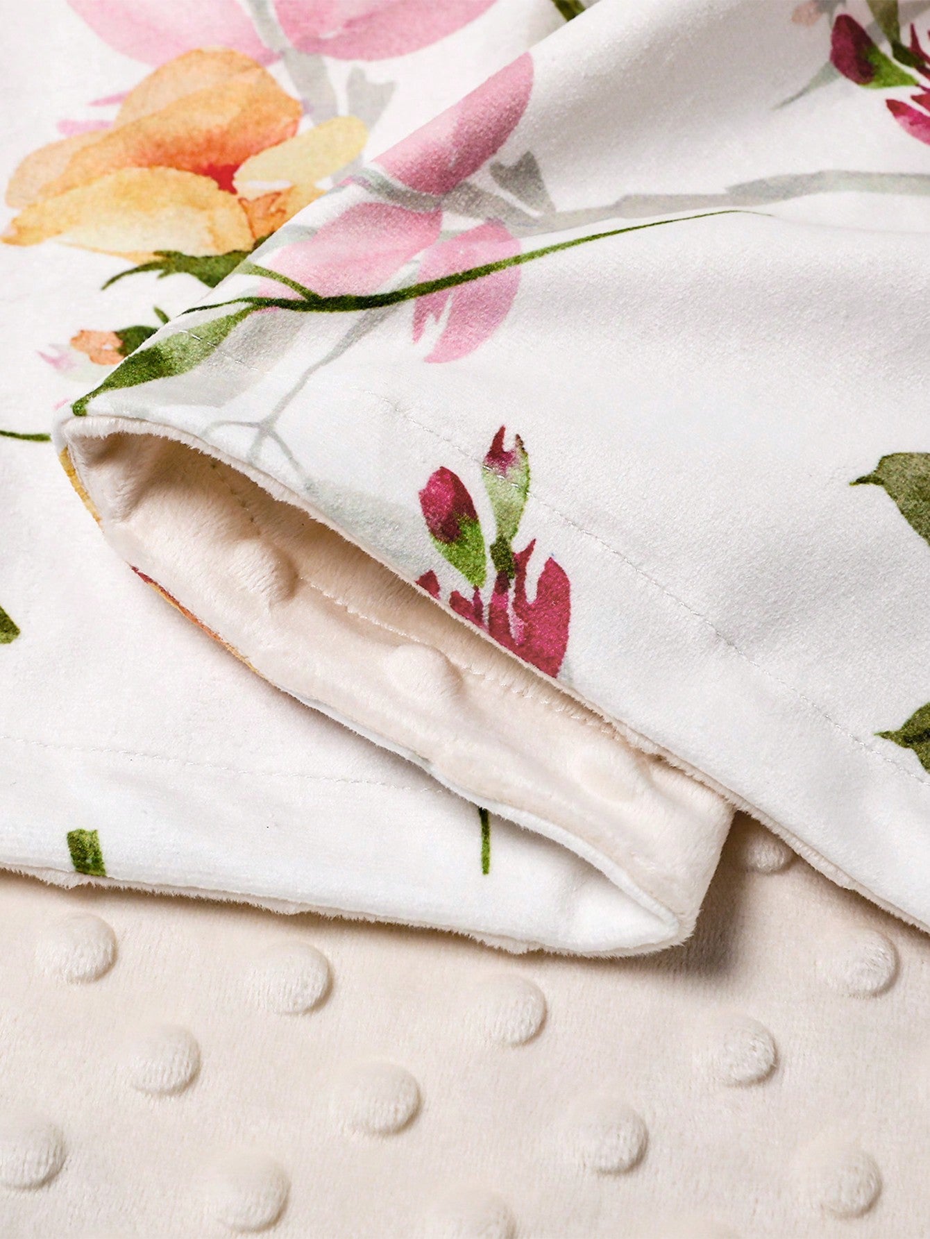 Baby Blankets, Super Soft Comfy Blankets For Toddler, Thick Minky Baby Nursery Bed Blanket For Newborn, Stroller Crib Shower Gifts