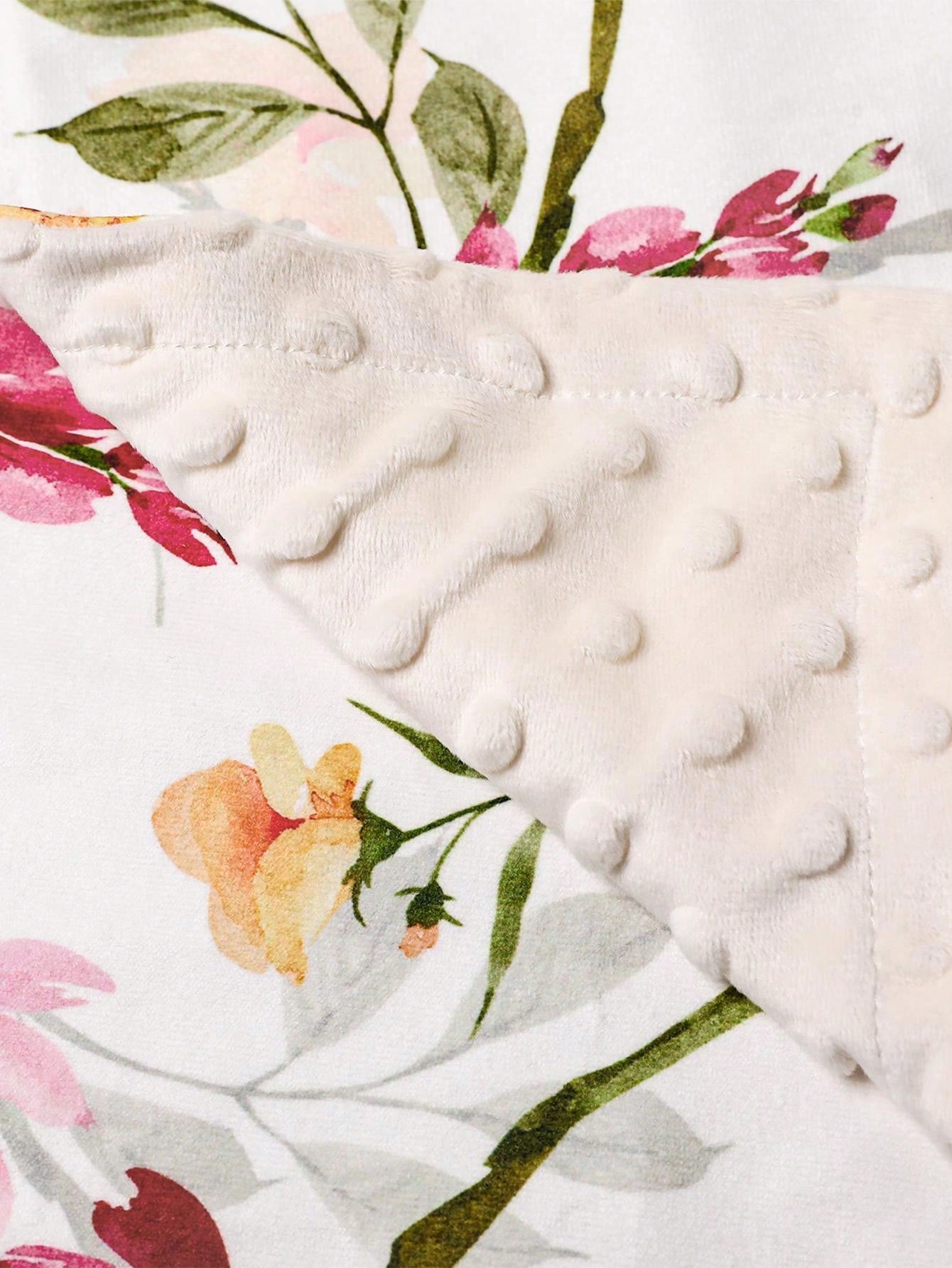 Baby Blankets, Super Soft Comfy Blankets For Toddler, Thick Minky Baby Nursery Bed Blanket For Newborn, Stroller Crib Shower Gifts