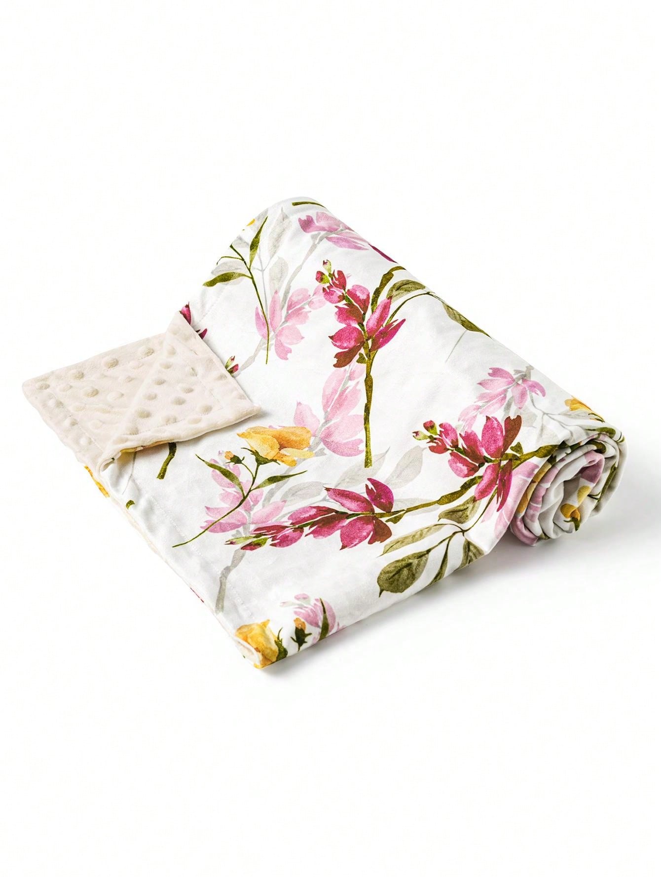 Baby Blankets, Super Soft Comfy Blankets For Toddler, Thick Minky Baby Nursery Bed Blanket For Newborn, Stroller Crib Shower Gifts