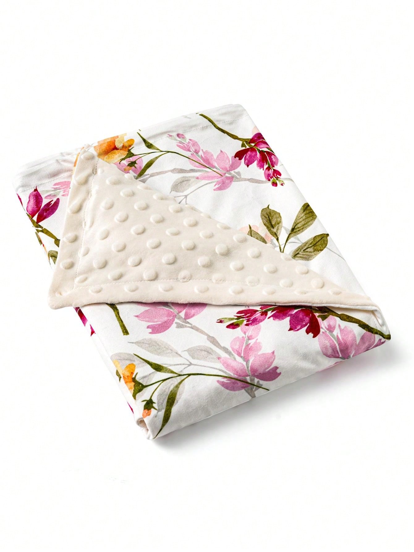 Baby Blankets, Super Soft Comfy Blankets For Toddler, Thick Minky Baby Nursery Bed Blanket For Newborn, Stroller Crib Shower Gifts
