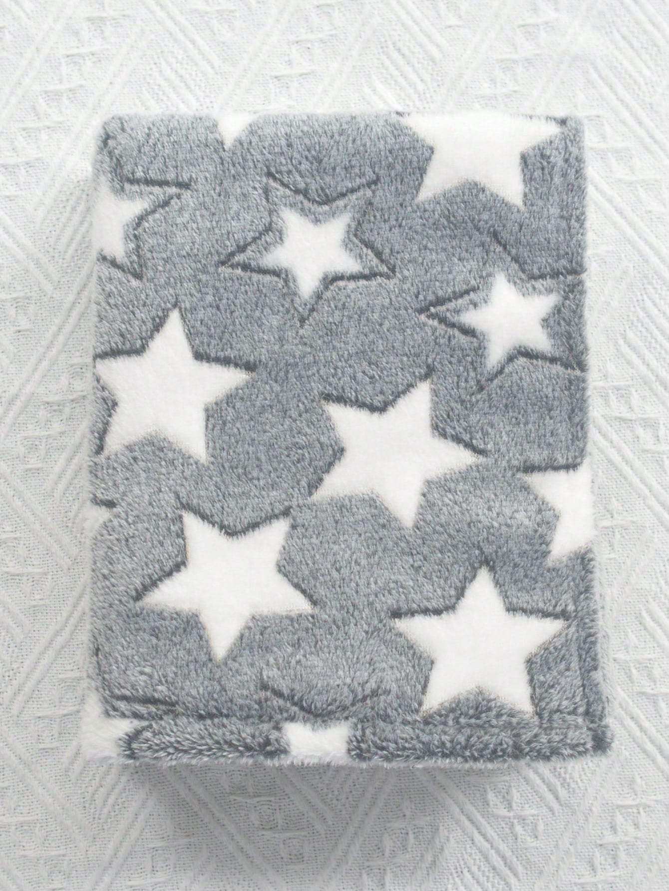 1pc Unisex Newborn Plush Swaddling Blanket, Super Soft, Warm, Breathable, Suitable For Baby Strollers