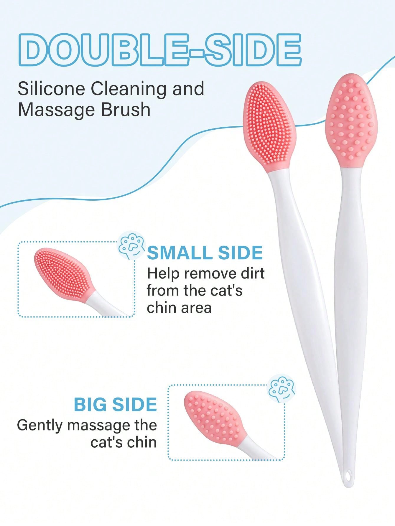 Cat Chin Blackhead Cleanser Kit - Cat Chin Blackhead Cleanser And Soft Silicone Brush, Perfect Gift For All Cat Lovers Over The World!