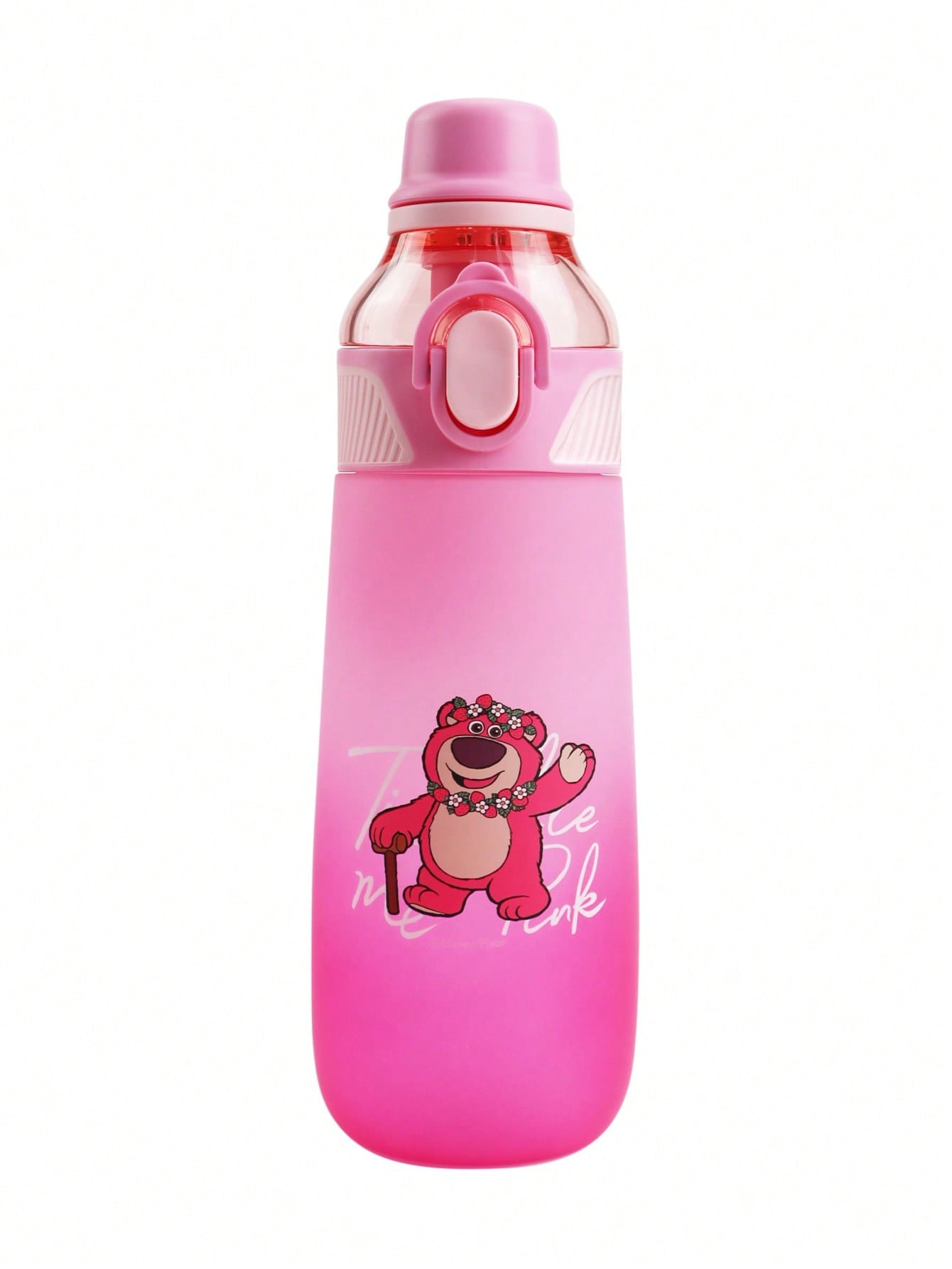 Disney 1pc Children's Disney Series Fashionable Dual-Drink Ombre Water Bottle, Made Of Tritan Material, Suitable For Daily Use, 600ML