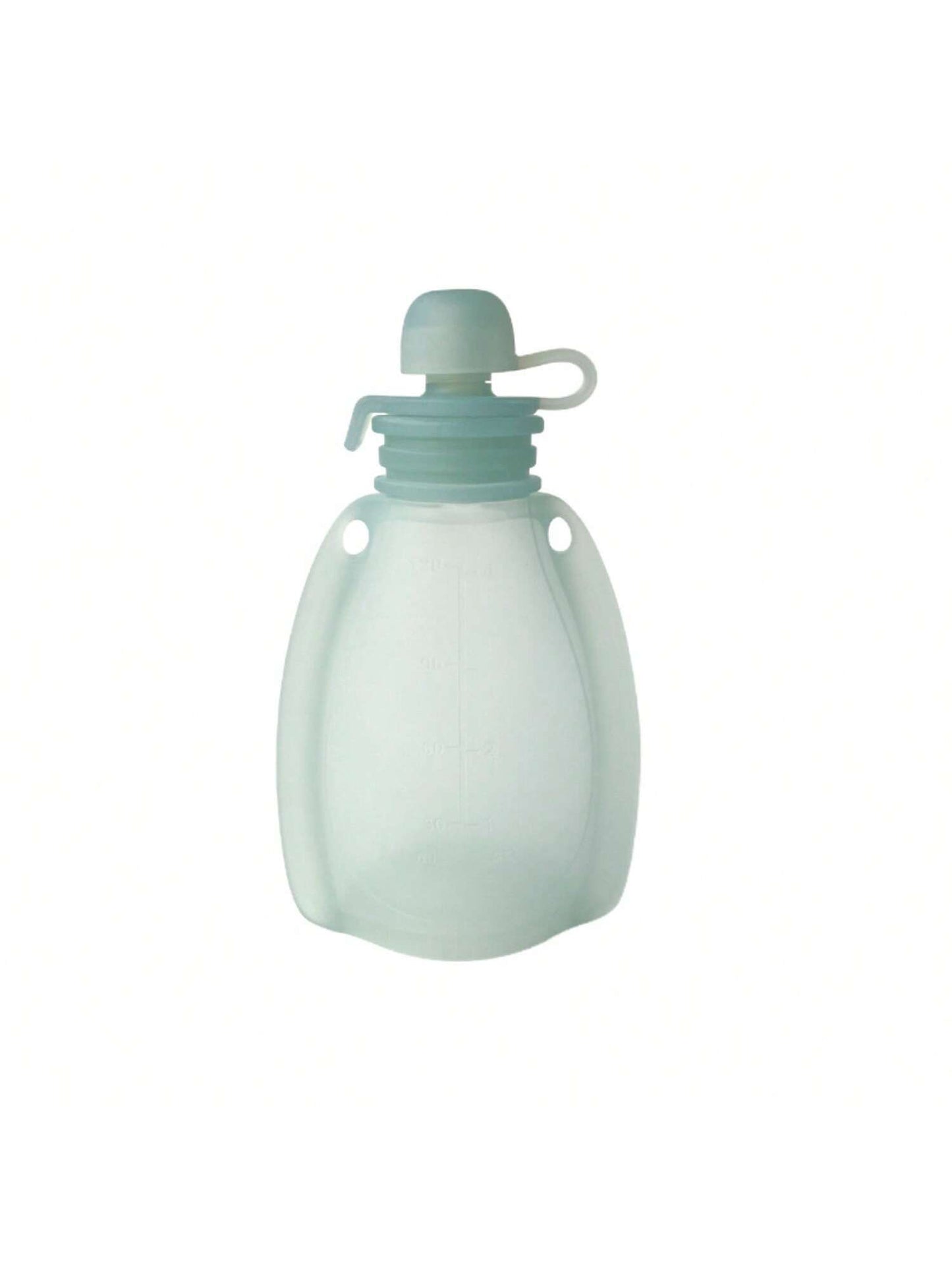 1pc 120ml Reusable Baby Food Pouches Silicone Food Storage Pouch Snack Containers Toddler Food Juice Pouches Bag Kids Feeding Pouch Bags Milk Storage Bag