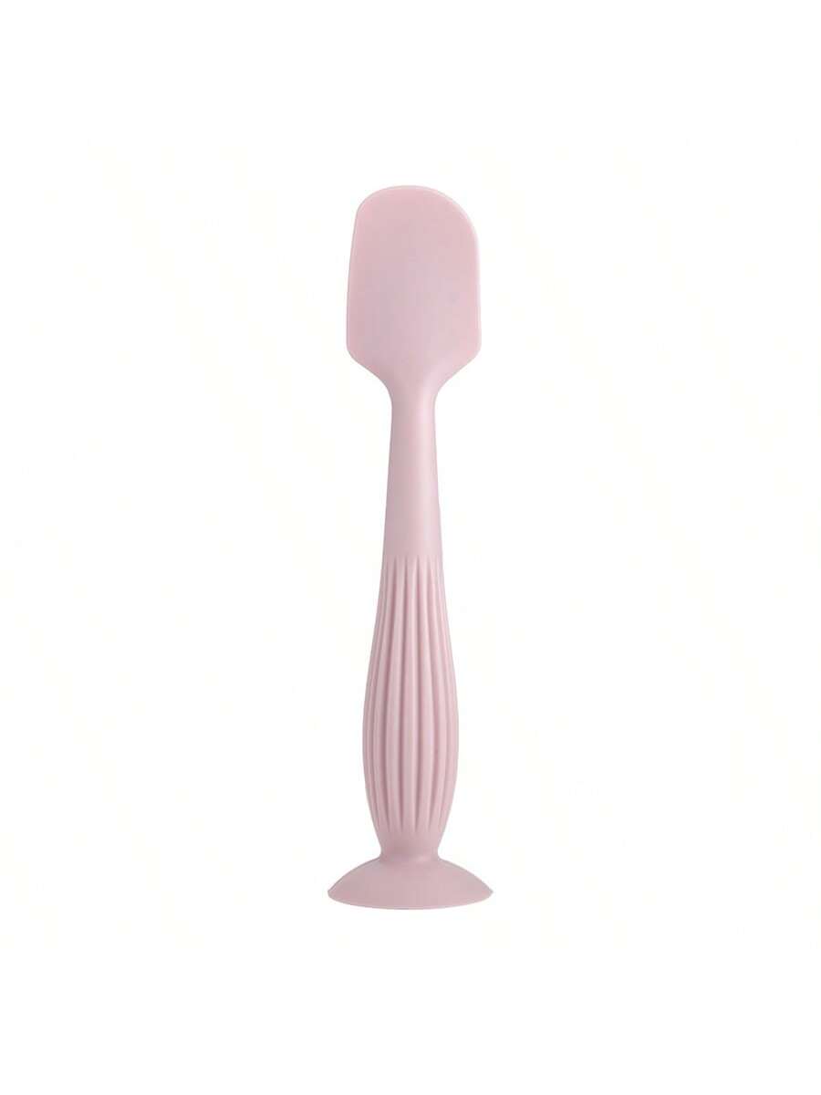 1pc New Silicone Diaper Cream Spreader For Baby Rash With Suction Cup, Silicone Beauty Spatula