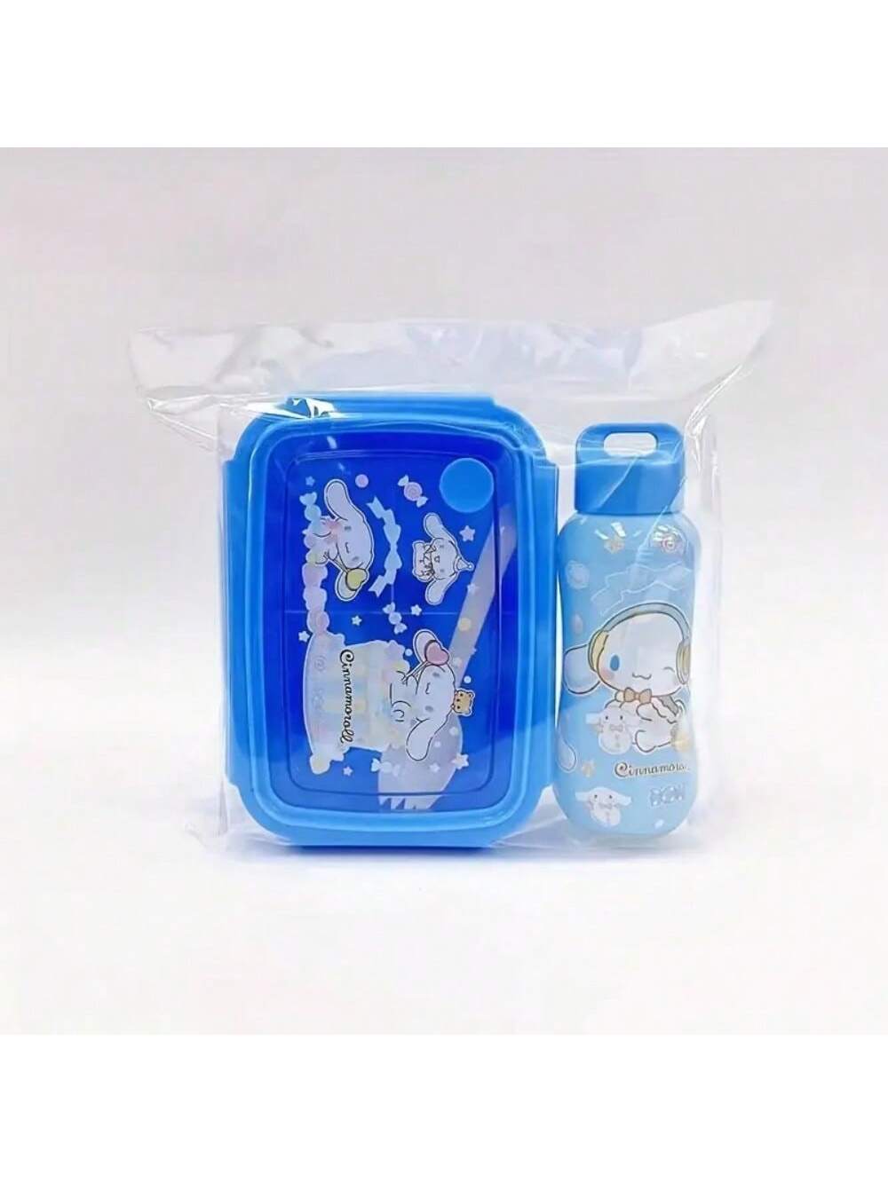 1pc Officially Licensed Sanrios Hello Kittys Kuromis Cinnamons Melodys Bento Box Set With Matching Water Bottle - Cute, Leakproof Lunch Container For School, Work, And Travel School Supplies,Back To School
