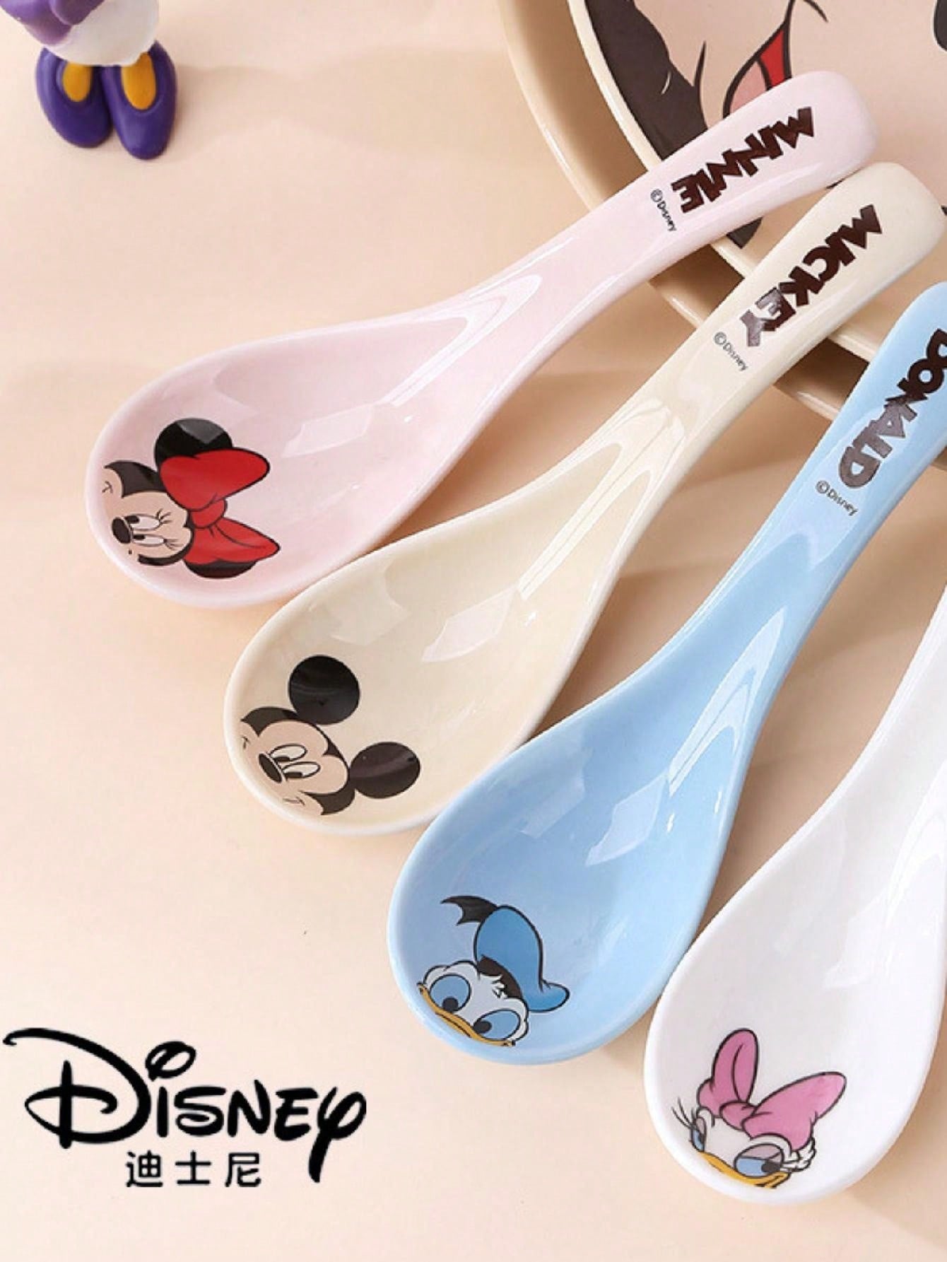 1pc Ceramic Spoon, High-Value Soup Spoon For Home Use,Houseware Spoon Dessert Spoon