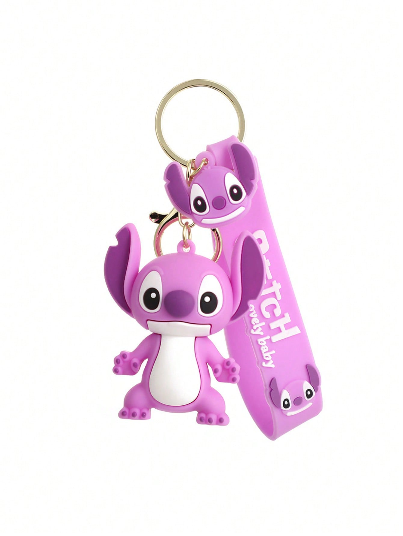 Halloween Decoration 1Pc New Cartoon Disney Lilo & Stitch Stitch Keychain Bag Pendant Car Decoration Key Accessories Toy Party Gift(Some Parts May Be Random)