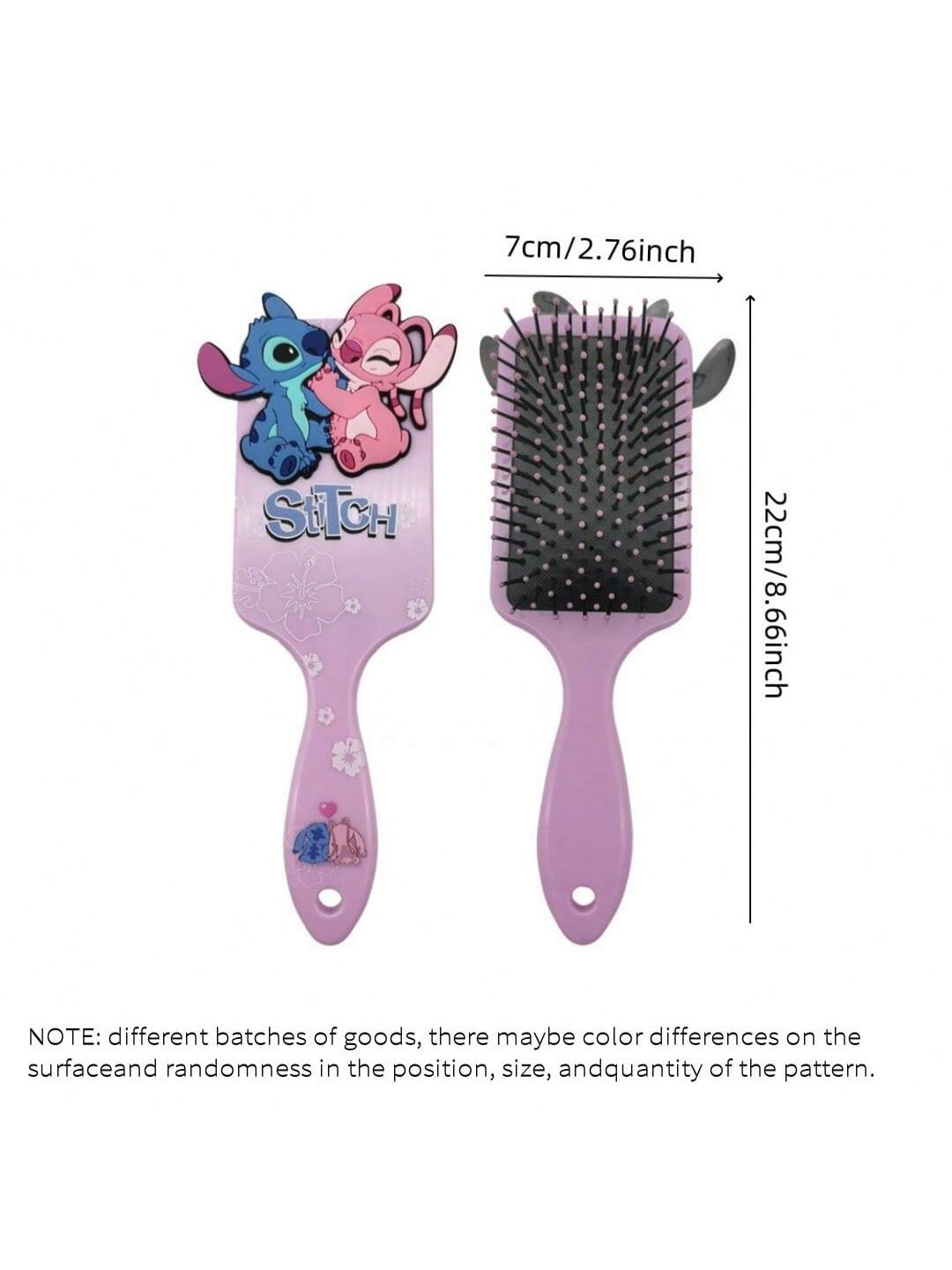 Disney 1 Pc Anime 3style Stitch Air Cushion Massage Combs Cartoon Comb Hair Brush Hairdressing Tool Party Gifts,Christmas