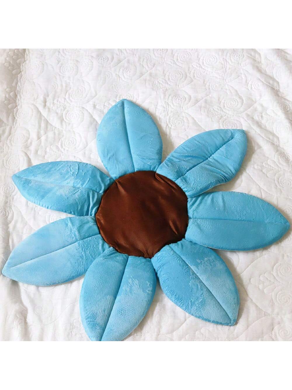 1pc Baby Bath Mat Can Lie Down Fold Newborn Creative Flower Bath Mat Baby Bath Lotus Safety Cushion Baby Bath Mat