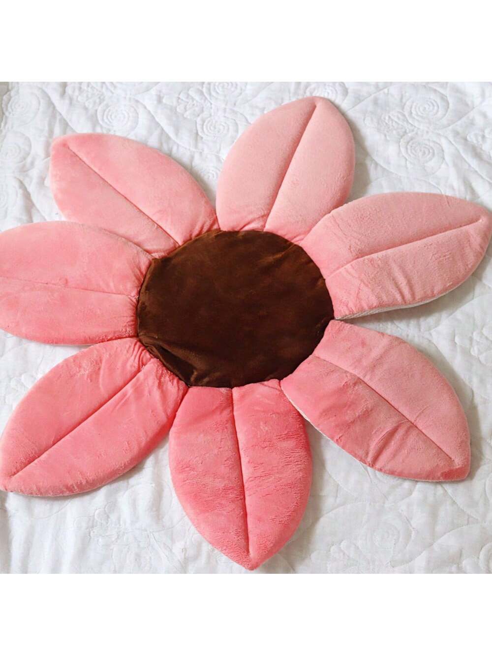 1pc Baby Bath Mat Can Lie Down Fold Newborn Creative Flower Bath Mat Baby Bath Lotus Safety Cushion Baby Bath Mat