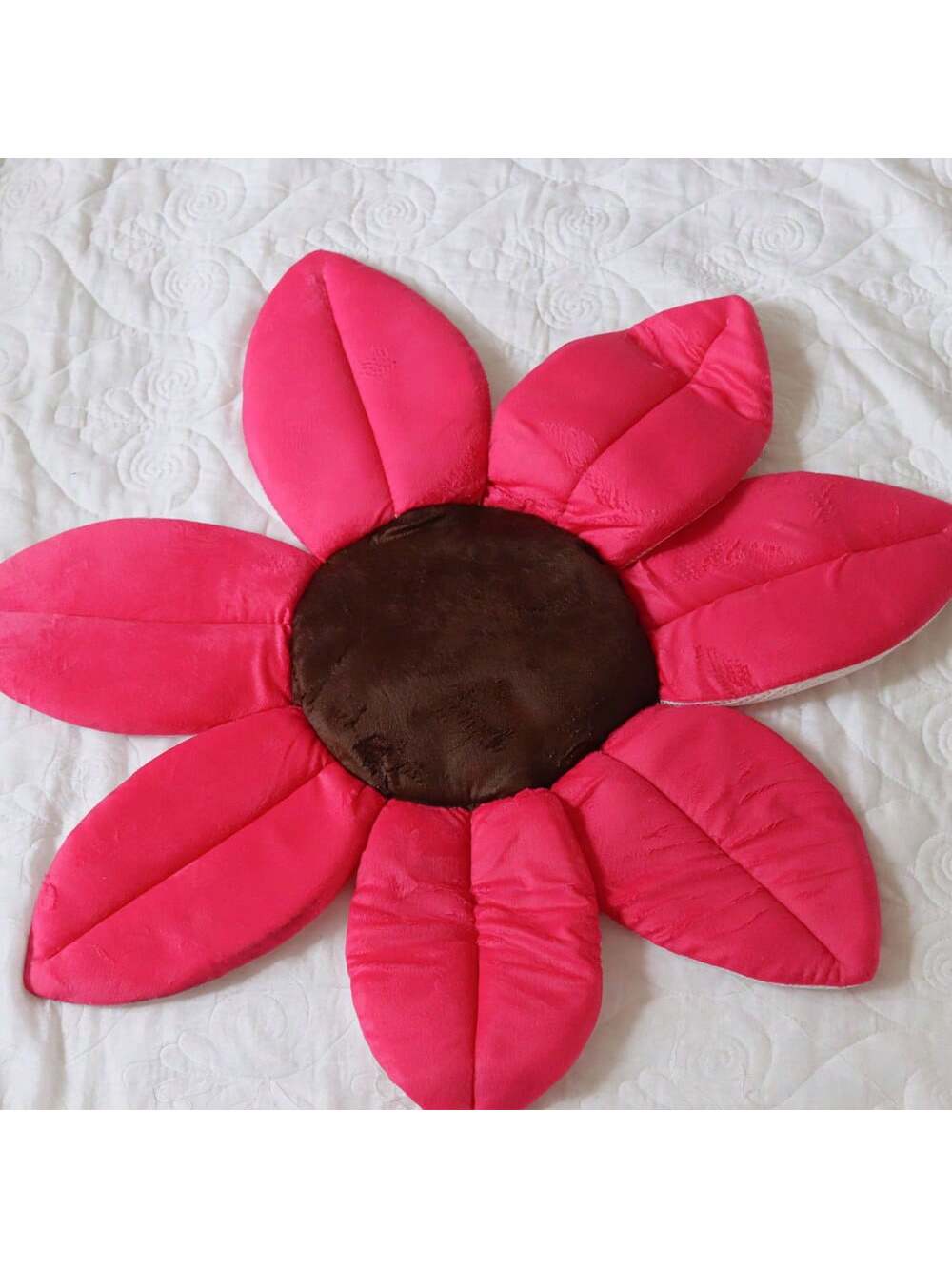 1pc Baby Bath Mat Can Lie Down Fold Newborn Creative Flower Bath Mat Baby Bath Lotus Safety Cushion Baby Bath Mat