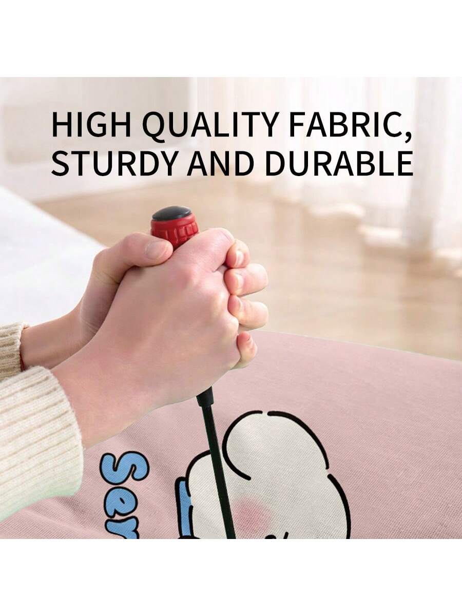 1pc Baby Clothes Storage Basket, Large Capacity Collapsible Dirty Laundry Bins, Household Closet Organizer Box For Living Room, Nursery, Dorm, Moving
