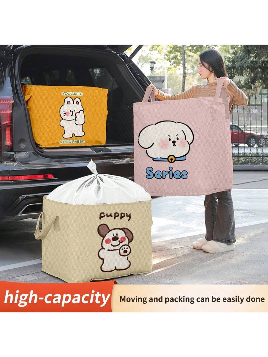 1pc Baby Clothes Storage Basket, Large Capacity Collapsible Dirty Laundry Bins, Household Closet Organizer Box For Living Room, Nursery, Dorm, Moving