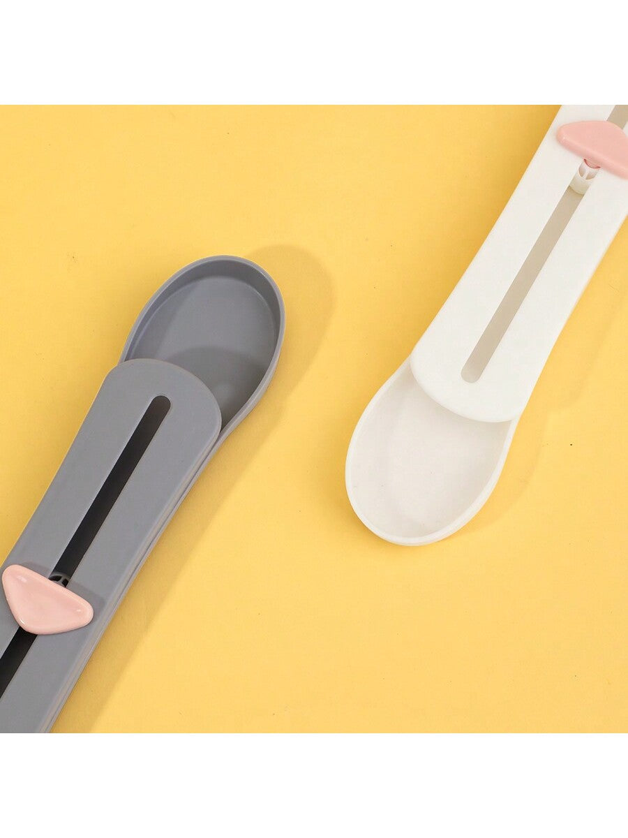 1pc Cat Paw Shape Pet Feeder, Cat Treat Spoon & Treat Squeezer