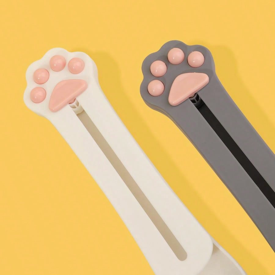 1pc Cat Paw Shape Pet Feeder, Cat Treat Spoon & Treat Squeezer
