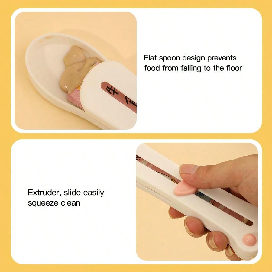 1pc Cat Paw Shape Pet Feeder, Cat Treat Spoon & Treat Squeezer