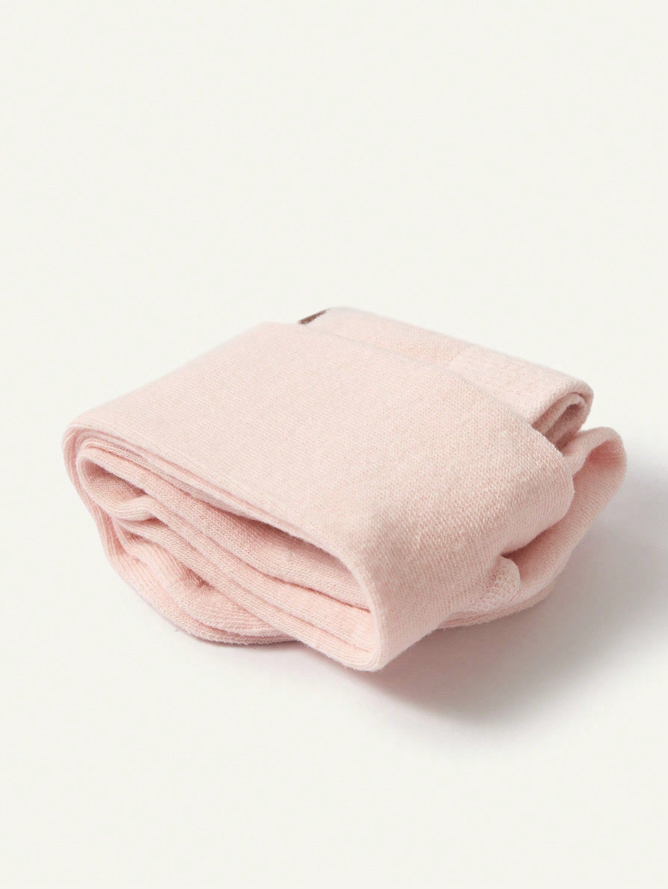 Cozy Pixies 2pcs White And Pink Baby Girls Cartoon Bear Pattern Tights, Suitable For All Seasons