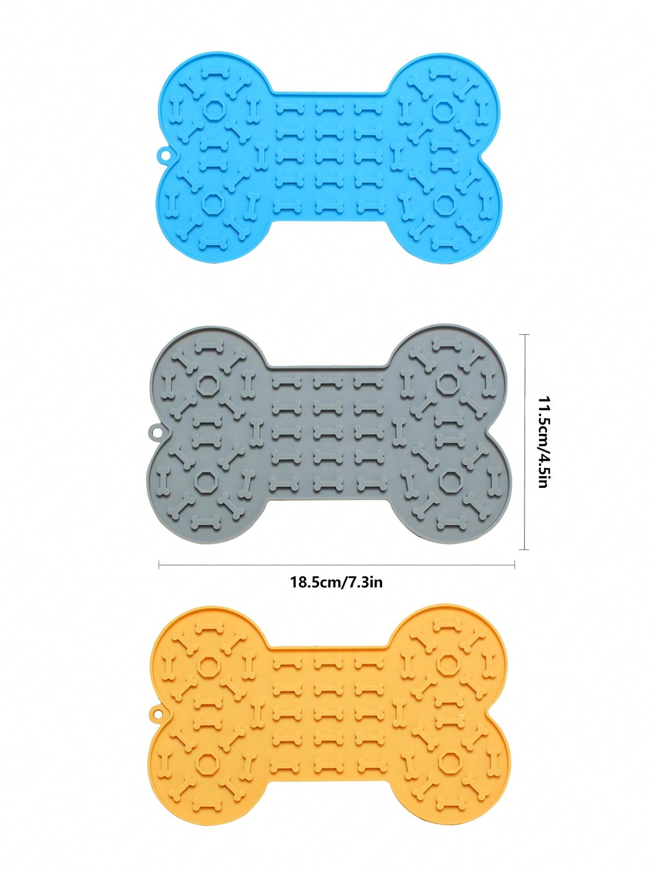 Silicone Pet Lick Mat, Dog/Cat Slow Feeder Bowl Mat
