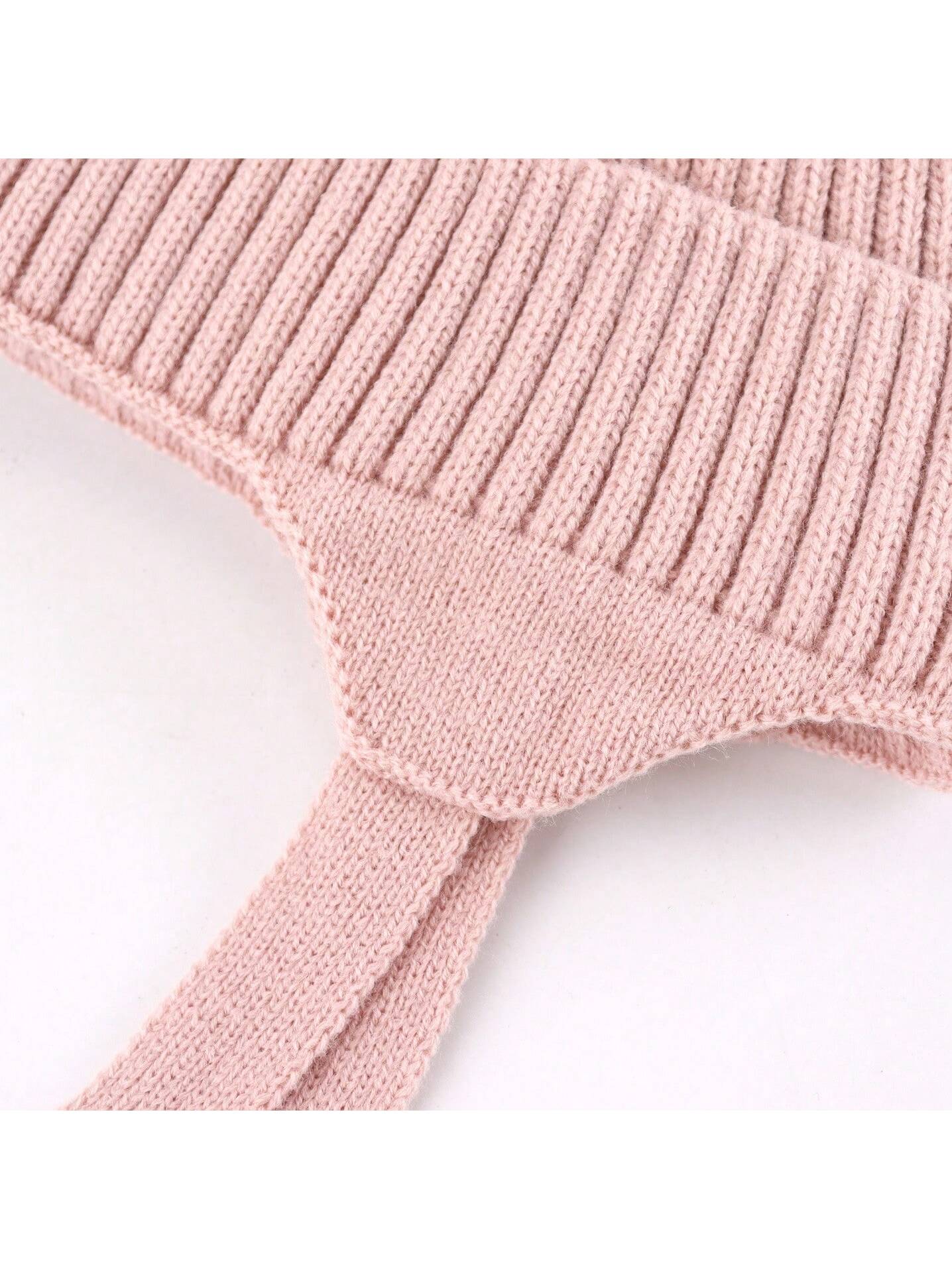 Baby Toddler Warm Earflap Beanie Kids Boys Girls Winter Fleece Lined Knitted Hat