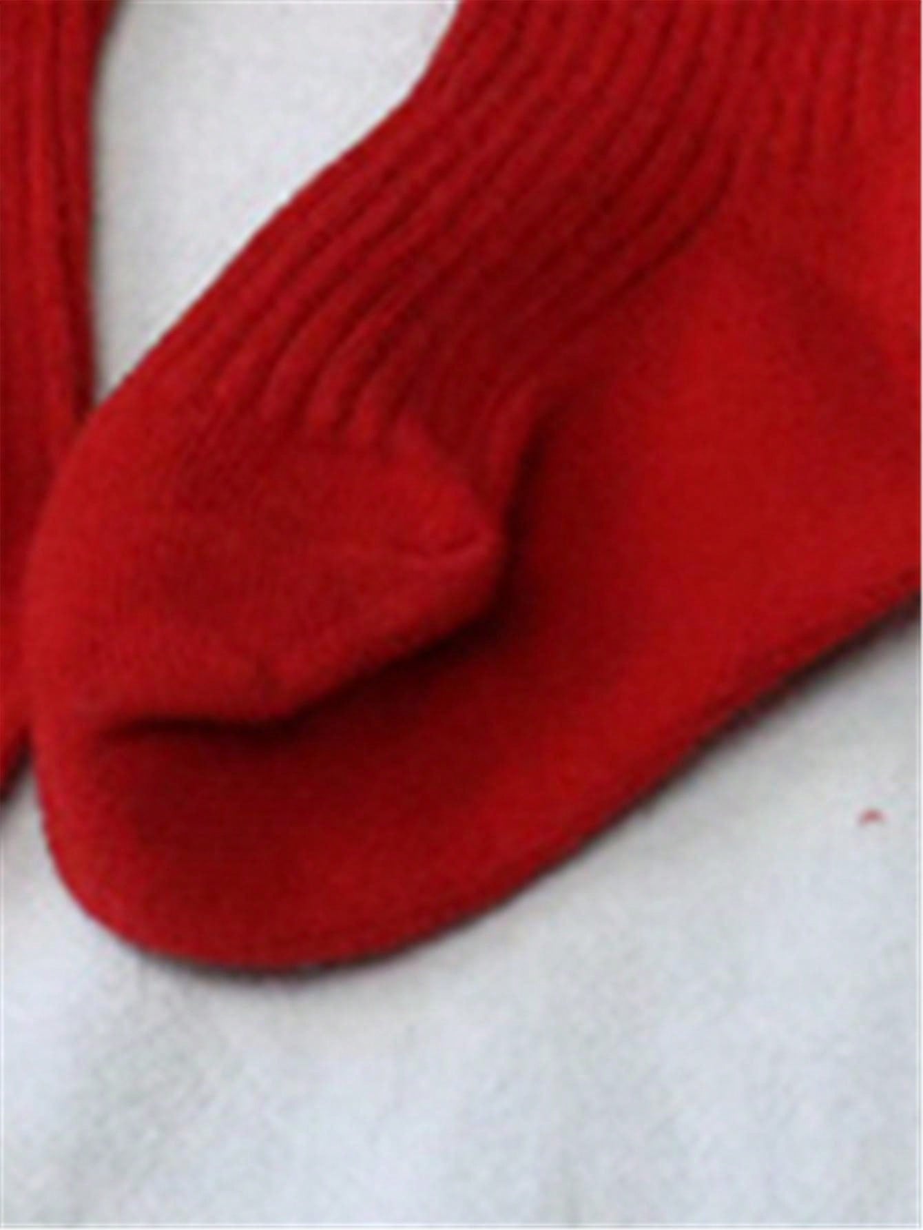 Baby Solid Christmas Tights Soft Stripe Children Girls Red Pantyhose Leggings Kids Infant New Year Gifts Tights For 0-3Years