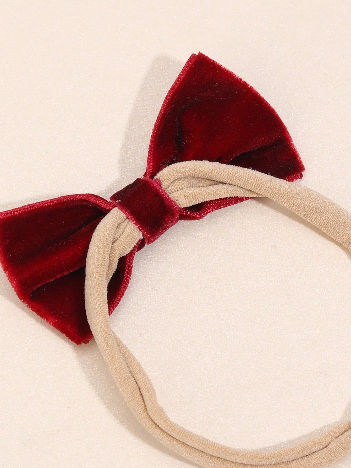 3pcs Velvet Bow Headband For Baby Girls Dark Green Black Hair Bow Headband Soft Stretchy Nylon Hairband Fall Winter Plain Bow Headband Kids Baby Hair Accessories