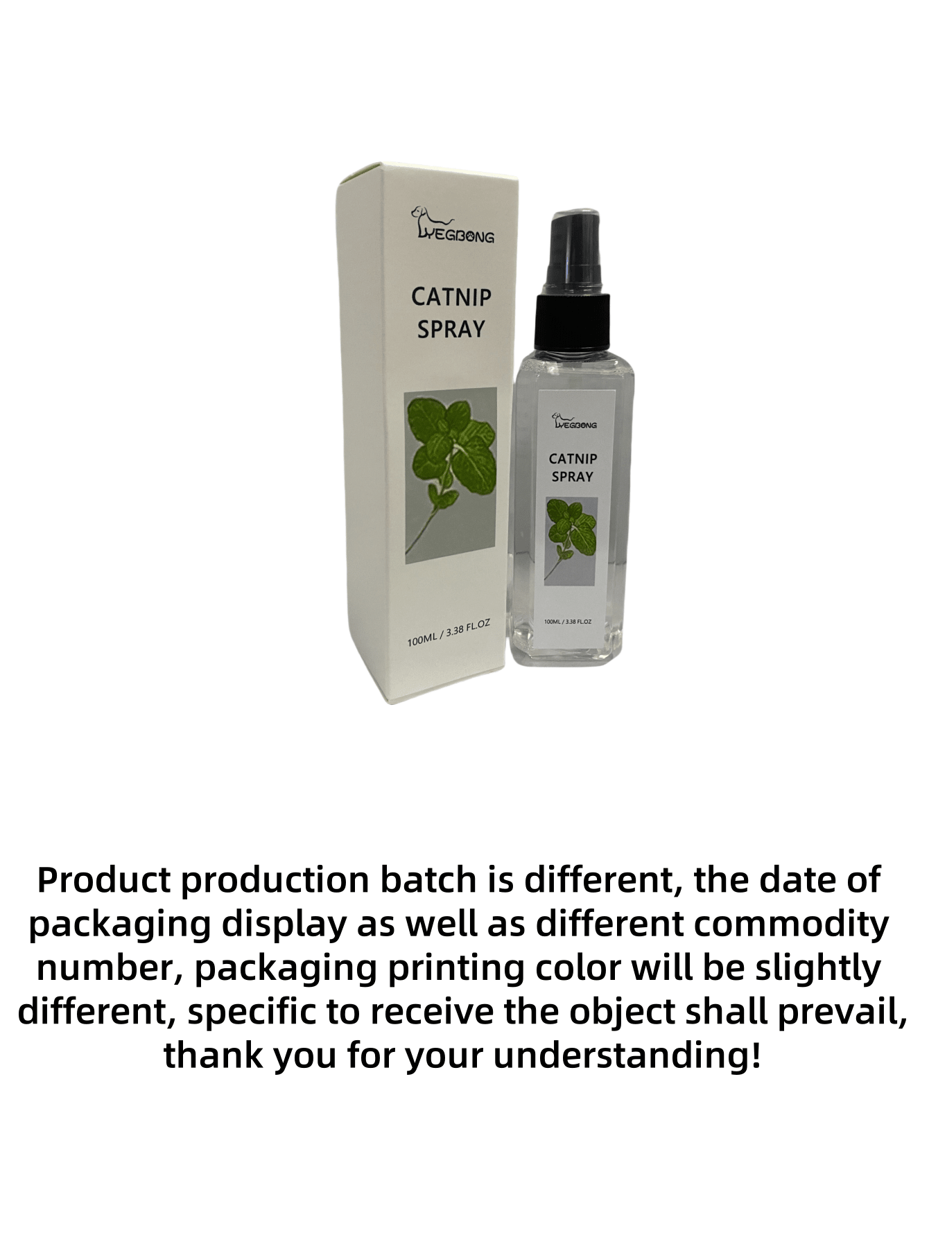 100ml Catnip Spray Ease Cat Agitation Enhance Pet Vitality Health Care Spray