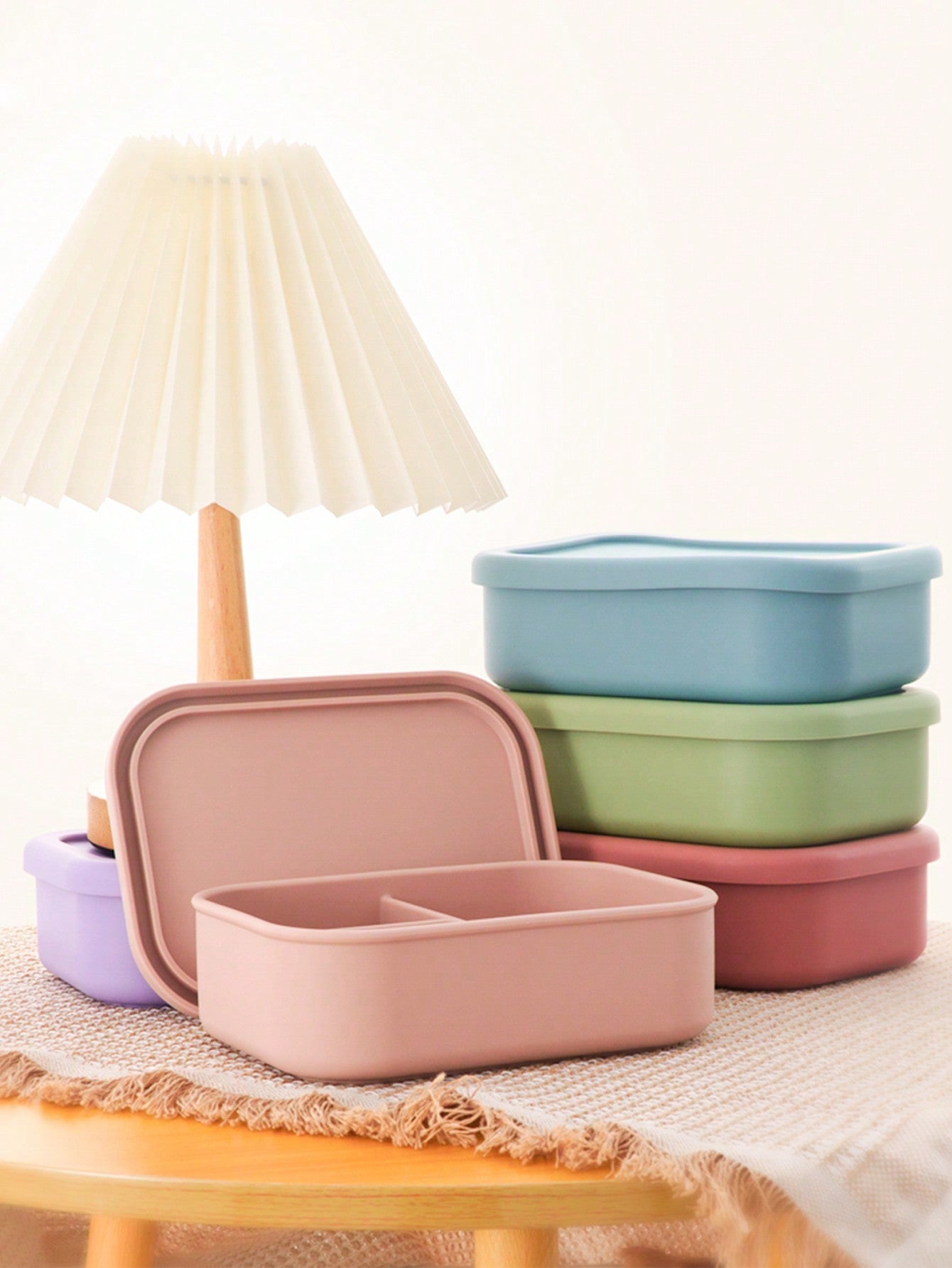 1pc Personalized Customization Name Baby Silicone Food Storage Box Custom Baby Tableware Three-Compartment Dinner Platebaby Shower Family Decorations Giftswinter Christmas Eve Gifts Back To School Winter Gift Ideas Boy Girl Valentine's Day