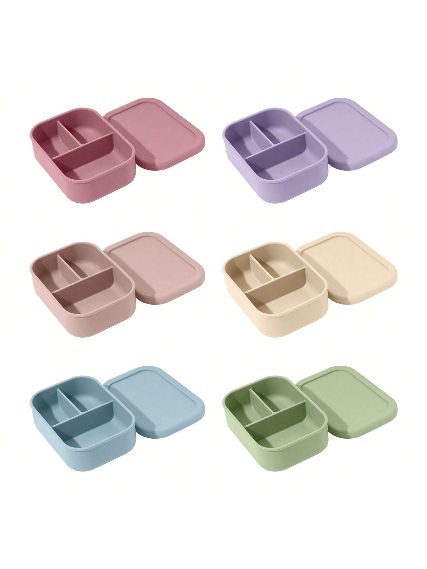 1pc Personalized Customization Name Baby Silicone Food Storage Box Custom Baby Tableware Three-Compartment Dinner Platebaby Shower Family Decorations Giftswinter Christmas Eve Gifts Back To School Winter Gift Ideas Boy Girl Valentine's Day