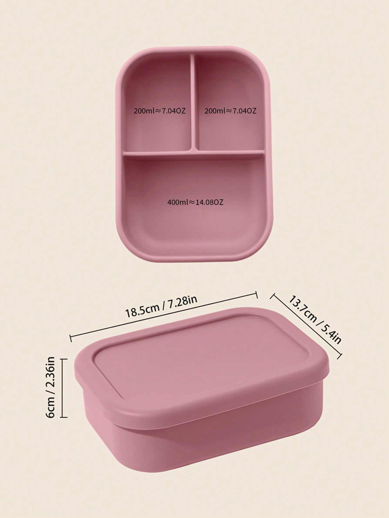 1pc Personalized Customization Name Baby Silicone Food Storage Box Custom Baby Tableware Three-Compartment Dinner Platebaby Shower Family Decorations Giftswinter Christmas Eve Gifts Back To School Winter Gift Ideas Boy Girl Valentine's Day
