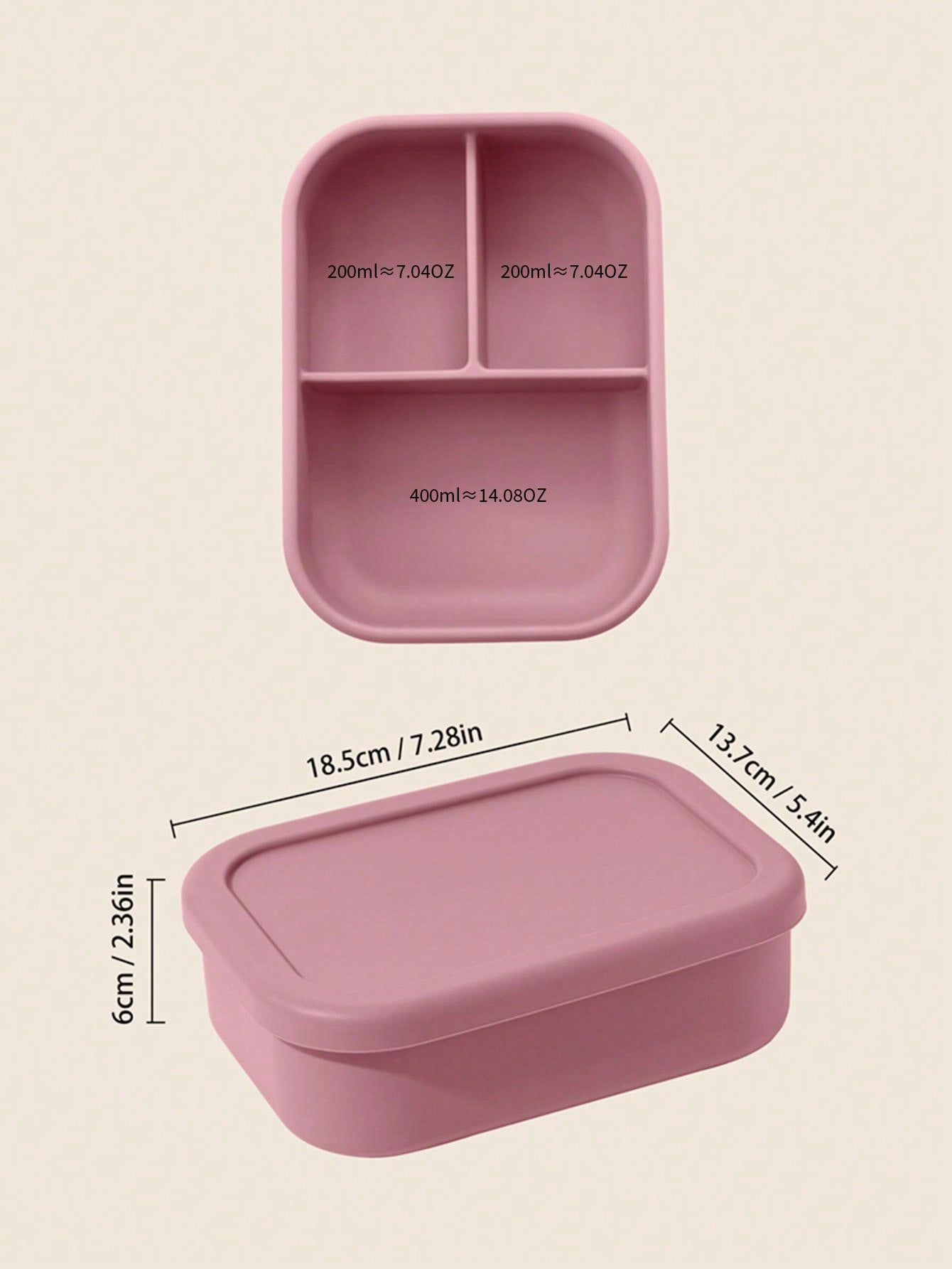 1pc Personalized Customization Name Baby Silicone Food Storage Box Custom Baby Tableware Three-Compartment Dinner Platebaby Shower Family Decorations Giftswinter Christmas Eve Gifts Back To School Winter Gift Ideas Boy Girl Valentine's Day