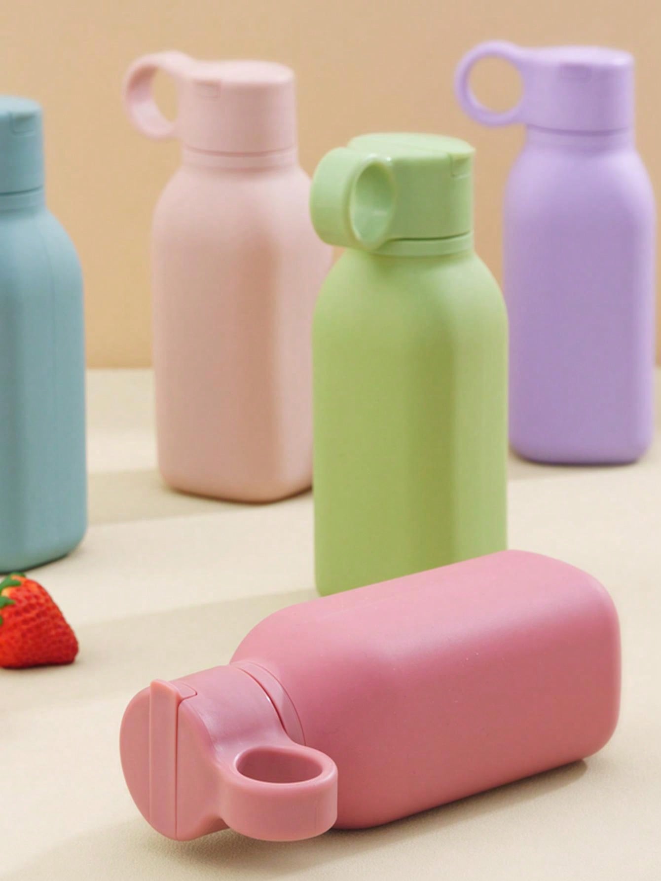 1pc Personalized Customization Name Baby Silicone Sports Cup Custom Baby Tableware Solid Color Baby Water Bottle Kids Flip Lid Cup Leakproof Baby Sippy Cupsbaby Shower Family Decorations Gifts