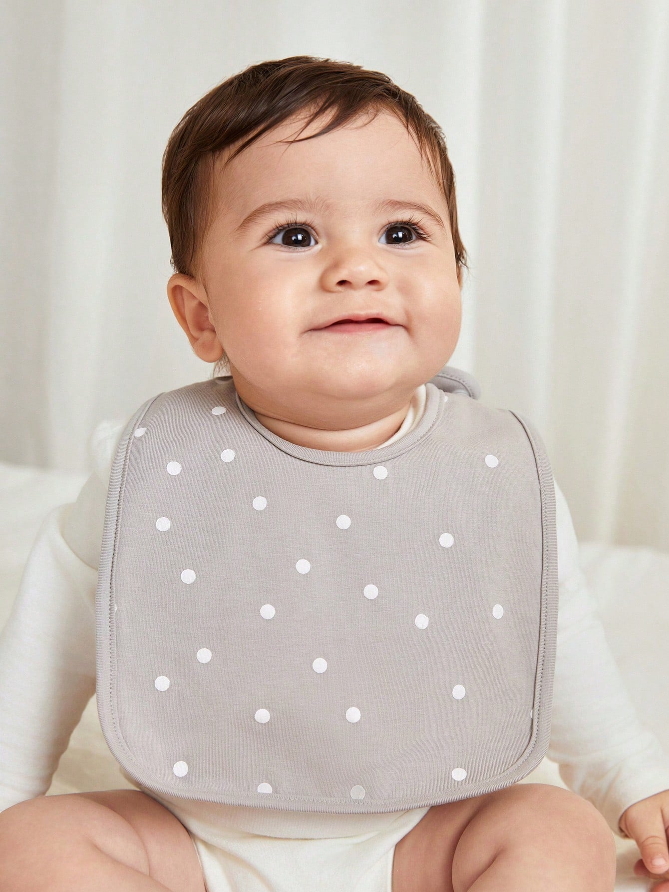 Cozy Pixies Cozy Cub 3pcs/Set Baby Bibs, Gray Elephant Pattern Feeding Bibs, Multi-Use