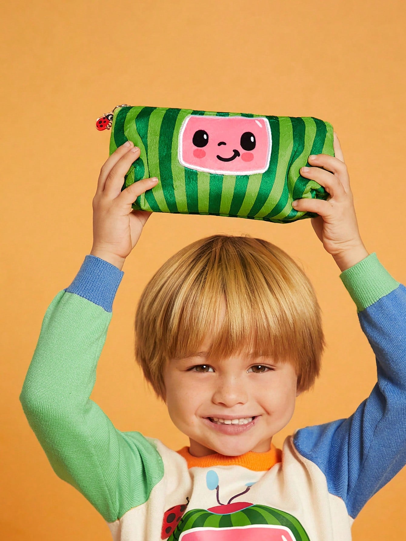 Blippi X Cartoon Character & Planet Print Zipper Pencil Case