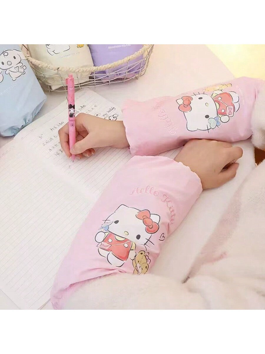 AOGER 2pcs Cute Cartoon Sunscreen Sleeves, Suitable For Spring And Summer Outings, Enjoy Cool And Fashionable, Panda, And Other Designs, Fashionable And Practical, Skin-Friendly And Comfortable, Let You Show Your Personality Style!