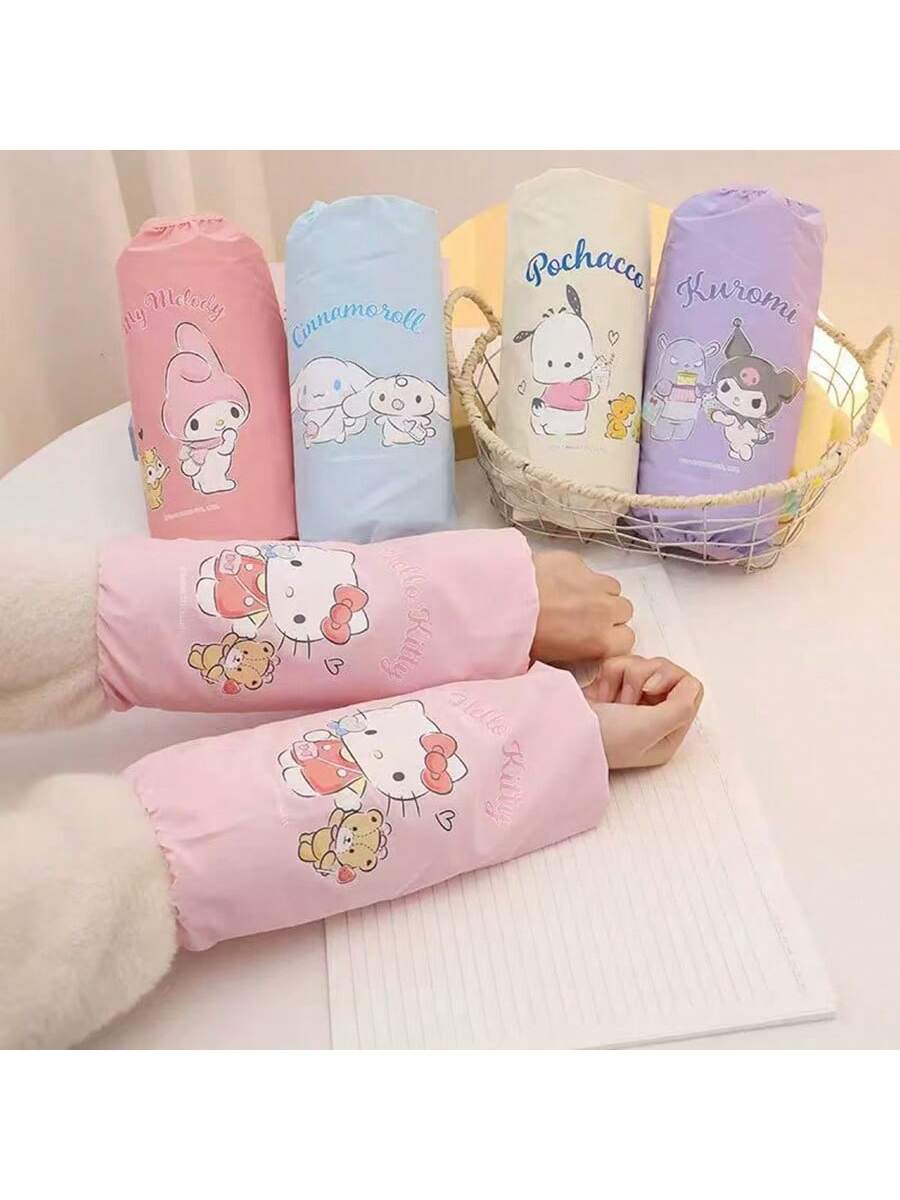 AOGER 2pcs Cute Cartoon Sunscreen Sleeves, Suitable For Spring And Summer Outings, Enjoy Cool And Fashionable, Panda, And Other Designs, Fashionable And Practical, Skin-Friendly And Comfortable, Let You Show Your Personality Style!
