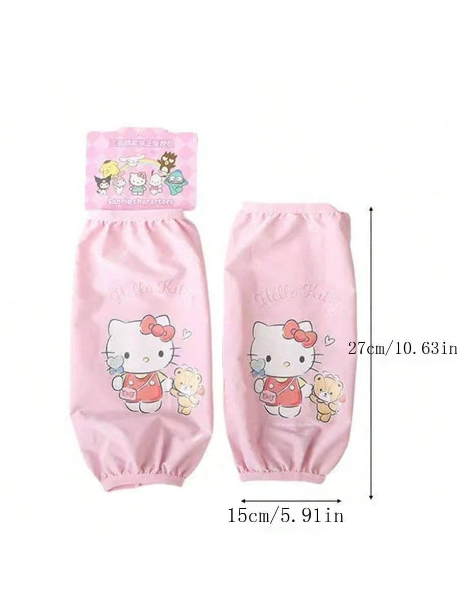AOGER 2pcs Cute Cartoon Sunscreen Sleeves, Suitable For Spring And Summer Outings, Enjoy Cool And Fashionable, Panda, And Other Designs, Fashionable And Practical, Skin-Friendly And Comfortable, Let You Show Your Personality Style!