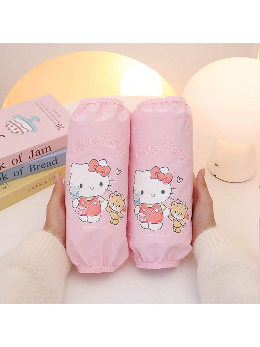 AOGER 2pcs Cute Cartoon Sunscreen Sleeves, Suitable For Spring And Summer Outings, Enjoy Cool And Fashionable, Panda, And Other Designs, Fashionable And Practical, Skin-Friendly And Comfortable, Let You Show Your Personality Style!