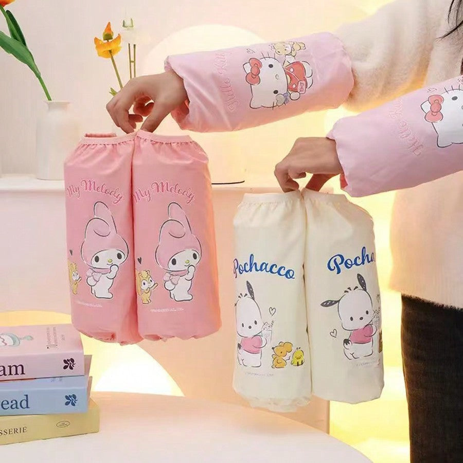 AOGER 2pcs Cute Cartoon Sunscreen Sleeves, Suitable For Spring And Summer Outings, Enjoy Cool And Fashionable, Panda, And Other Designs, Fashionable And Practical, Skin-Friendly And Comfortable, Let You Show Your Personality Style!