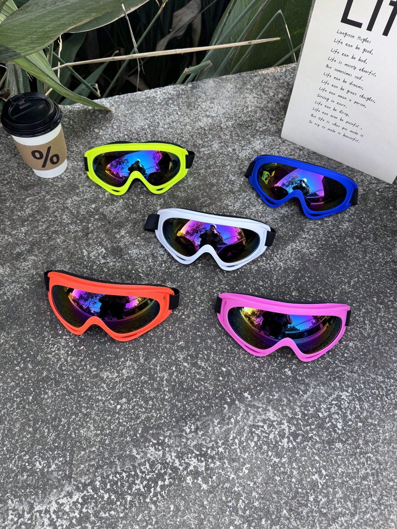 1pc Ultra-Light Children's Glasses, Comfortable Wear For Boys And Girls, Fashionable For Photo Shooting, Party, Travel, Personality, Trendy, Skiing Sports, Anti-Glare Glasses