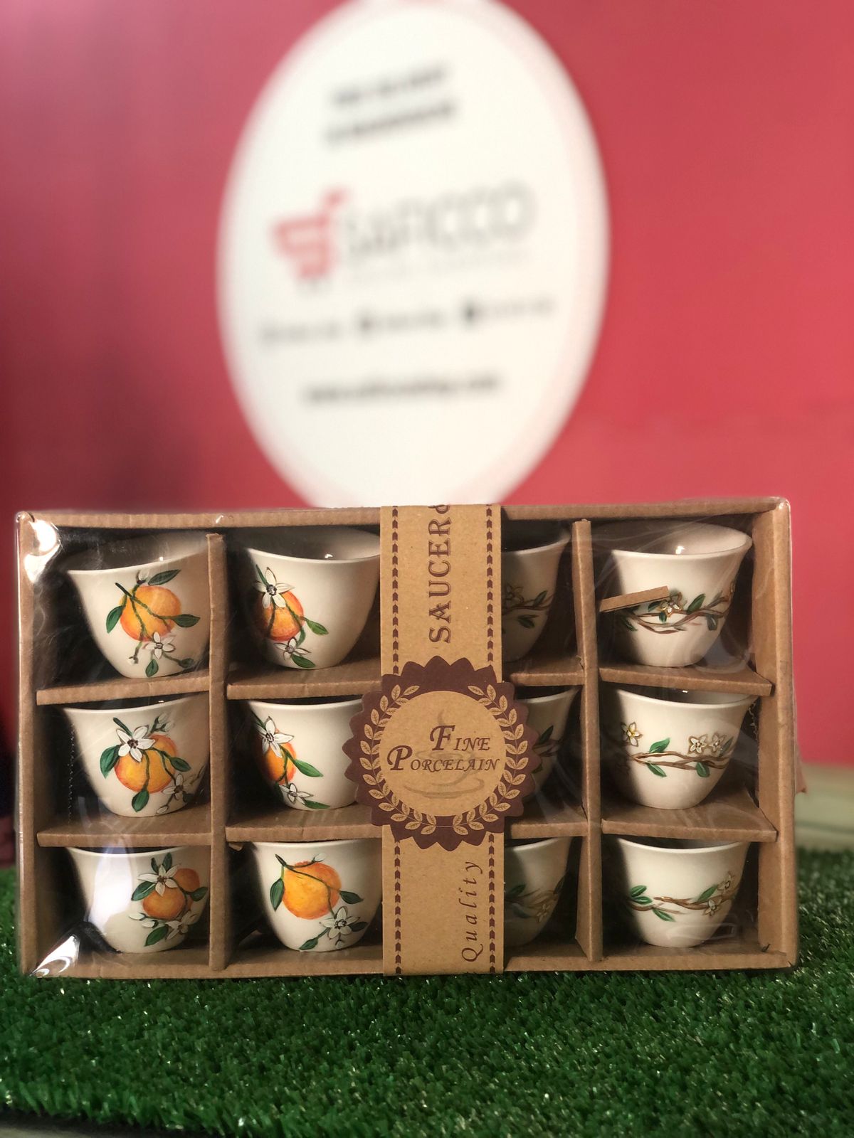 Dozen Hand painted cups of coffee