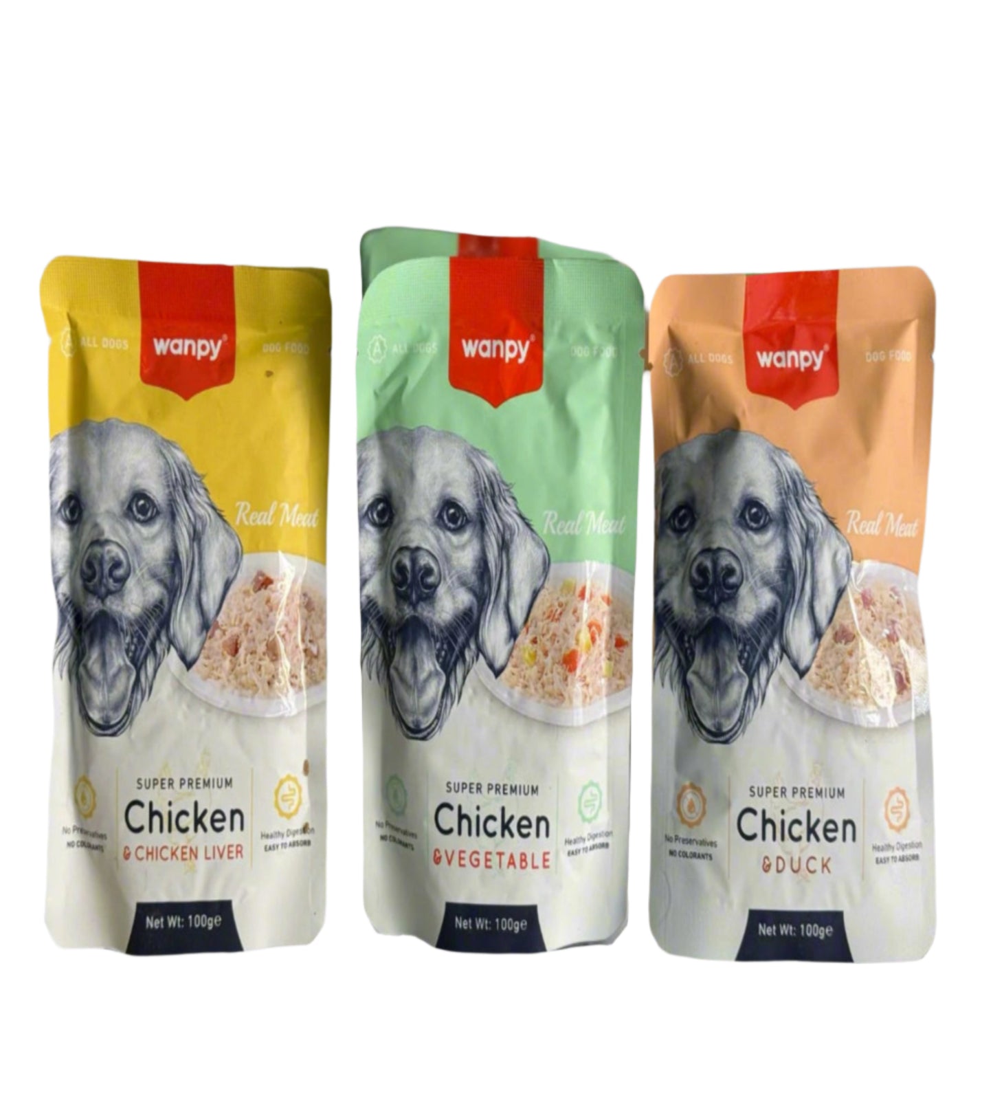 Wanpy Super Premium Wet Food for Dogs 100g