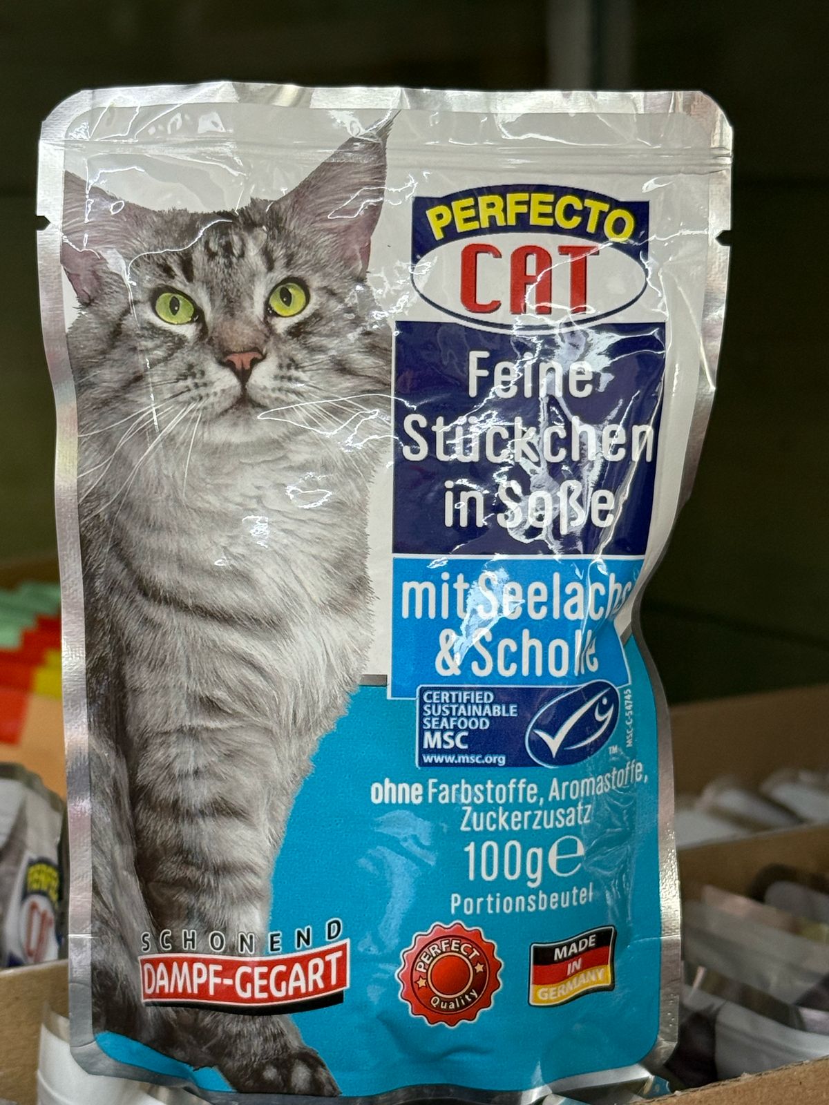 Perfecto Cat Fine Pieces In Sauce With Chicken And Turkey 100G