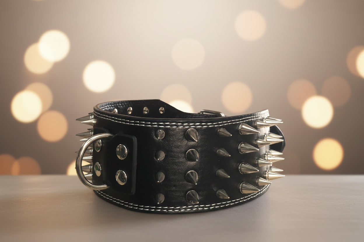leather dog collar