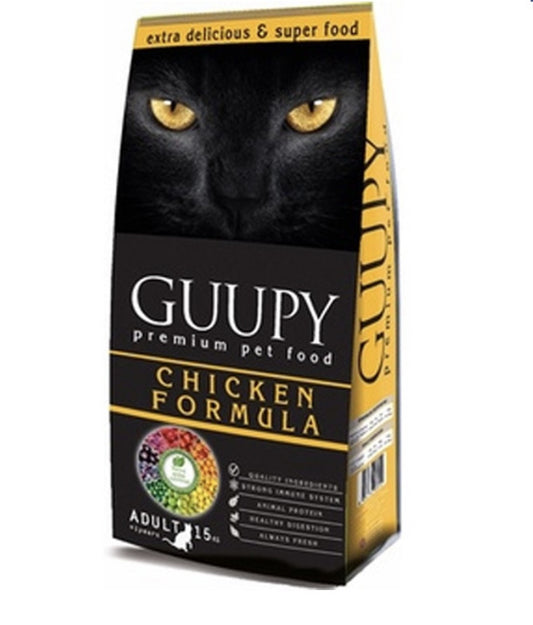 Guppy chiken cat food